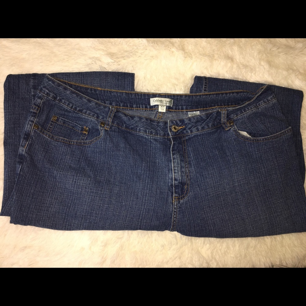 Coldwater Creek dark wash jeans size 24 EUC
